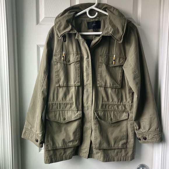 J. Crew Jackets & Blazers - J. Crew Lightweight Utility Field Military Style Jacket Women’s Small
